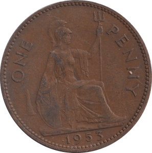 1953 PENNY ( GF ) 5 - PENNY - Cambridgeshire Coins