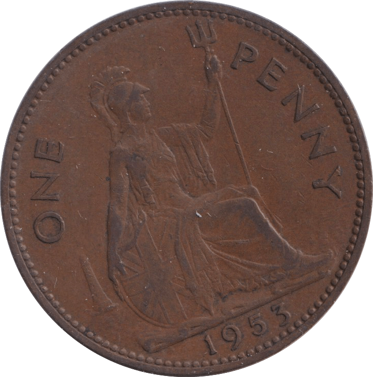 1953 PENNY ( NF ) 1 - PENNY - Cambridgeshire Coins
