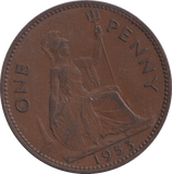 1953 PENNY ( NF ) 1 - PENNY - Cambridgeshire Coins