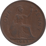 1953 PENNY ( NF ) 2 - PENNY - Cambridgeshire Coins