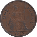 1953 PENNY ( NF ) 3 - PENNY - Cambridgeshire Coins