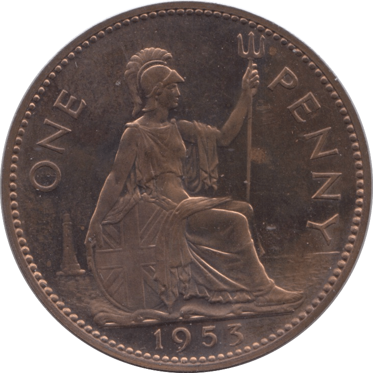 1953 PENNY ( PROOF ) - Penny - Cambridgeshire Coins