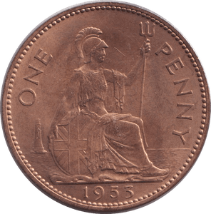 1953 PENNY ( UNC ) - Penny - Cambridgeshire Coins