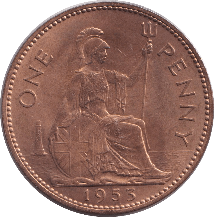1953 PENNY ( UNC ) - Penny - Cambridgeshire Coins