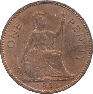 1953 PENNY ( UNC ) - Penny - Cambridgeshire Coins