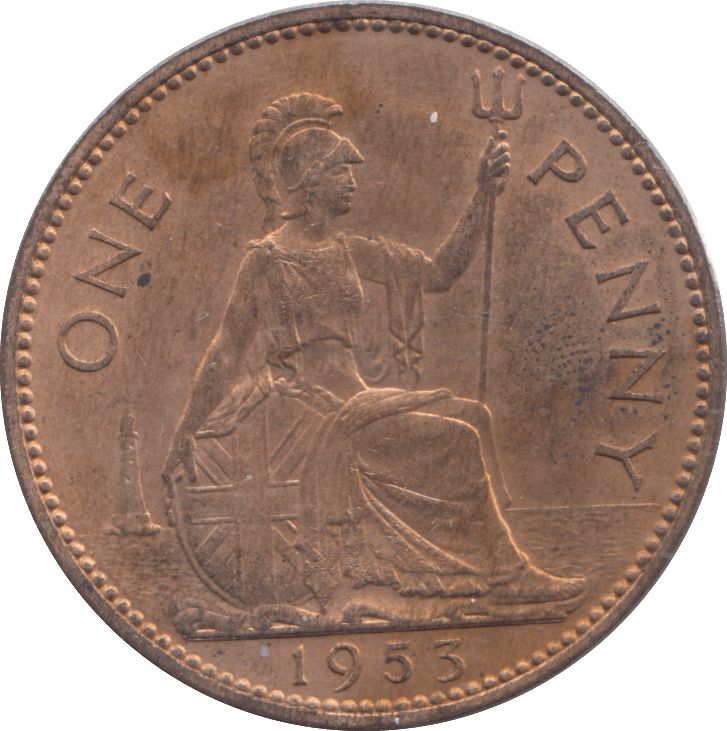 1953 PENNY ( UNC ) - Penny - Cambridgeshire Coins