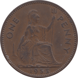 1953 PENNY ( UNC ) - Penny - Cambridgeshire Coins