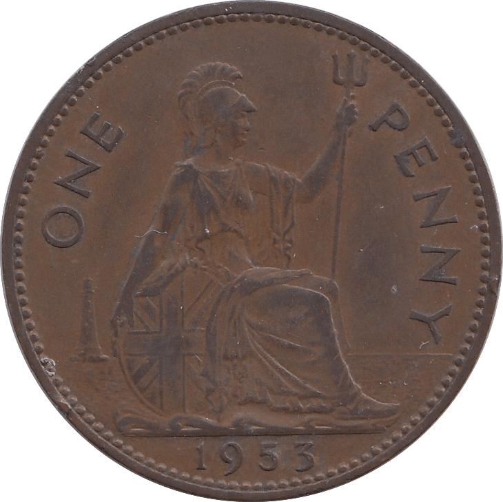 1953 PENNY ( UNC ) - Penny - Cambridgeshire Coins