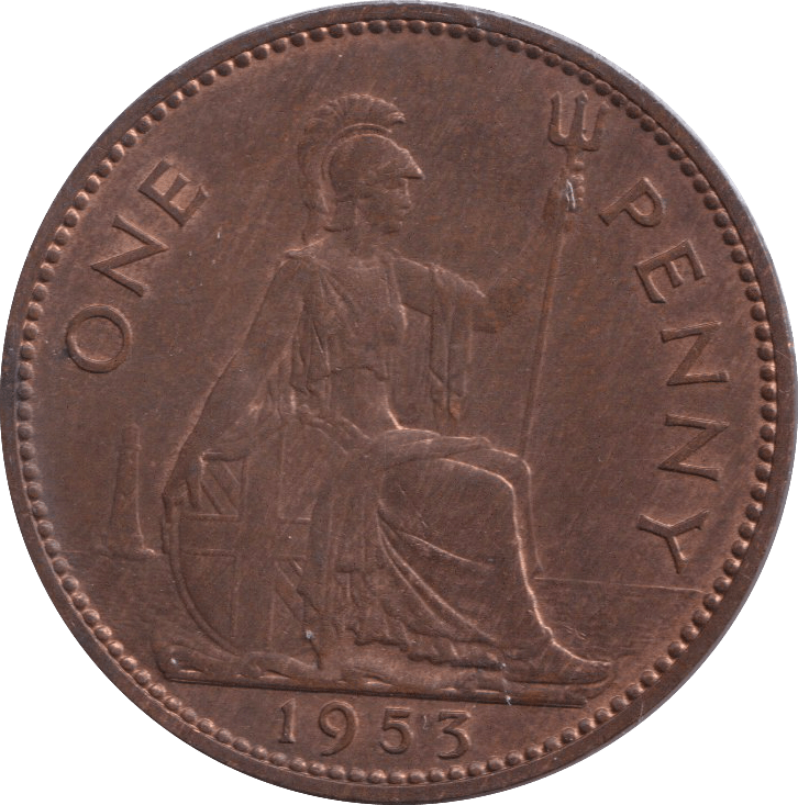 1953 PENNY ( VF ) - PENNY - Cambridgeshire Coins