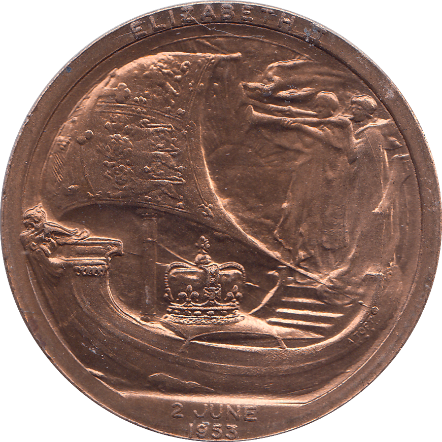 1953 QUEENS CORONATION MEDAL - WORLD COINS - Cambridgeshire Coins