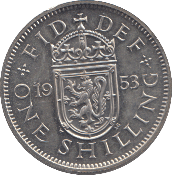 1953 SCOTTISH SHILLING ( PROOF ) - SHILLING - Cambridgeshire Coins