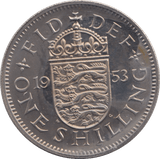 1953 SHILLING ( PROOF ) ENGLAND - Shilling - Cambridgeshire Coins