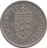 1953 SHILLING ( PROOF ) E - SHILLING - Cambridgeshire Coins