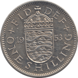 1953 SHILLING ( PROOF ) - SHILLING - Cambridgeshire Coins