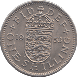 1953 SHILLING ( UNC ) E - SHILLING - Cambridgeshire Coins