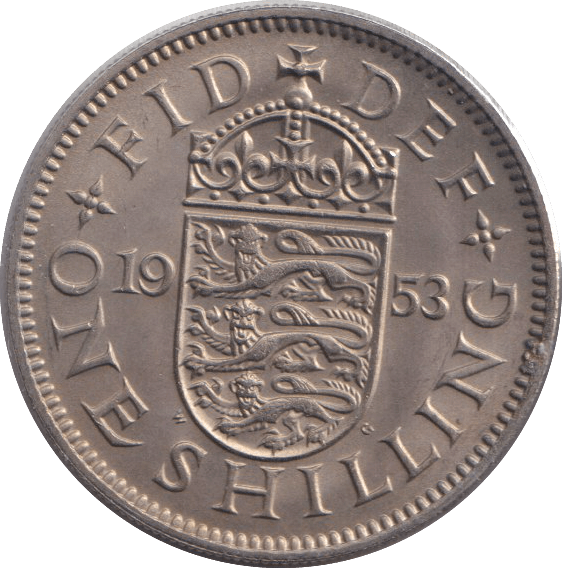 1953 SHILLING ( UNC ) - SHILLING - Cambridgeshire Coins