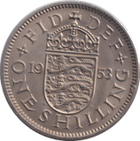 1953 SHILLING ( UNC ) - SHILLING - Cambridgeshire Coins
