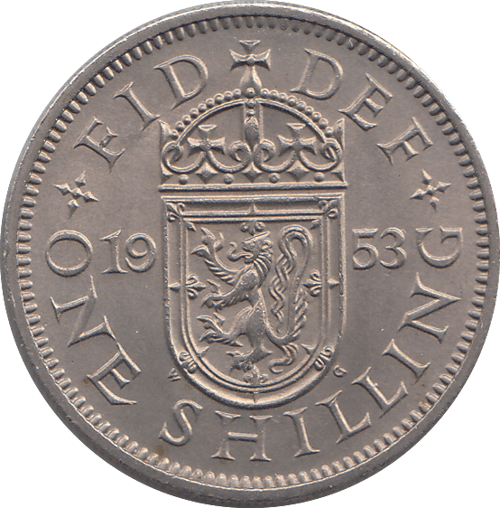 1953 SHILLING ( UNC ) S - SHILLING - Cambridgeshire Coins