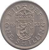 1953 SHILLING ( UNC ) S - SHILLING - Cambridgeshire Coins