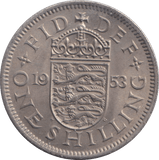 1953 SHILLING ( VF ) - SHILLING - Cambridgeshire Coins