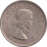 1953 SILVER 5 SHILLING SOUTH AFRICA - SILVER WORLD COINS - Cambridgeshire Coins