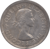 1953 SILVER CROWN SOUTHERN RHODESIA - SILVER WORLD COINS - Cambridgeshire Coins