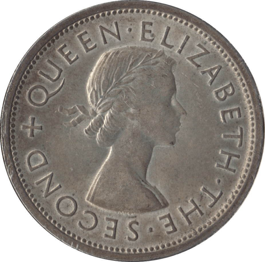 1953 SILVER CROWN SOUTHERN RHODESIA - SILVER WORLD COINS - Cambridgeshire Coins