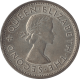1953 SILVER CROWN SOUTHERN RHODESIA - SILVER WORLD COINS - Cambridgeshire Coins