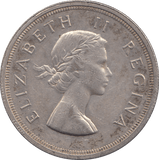 1953 SILVER FIVE SHILLINGS SOUTH AFRICA - SILVER WORLD COINS - Cambridgeshire Coins
