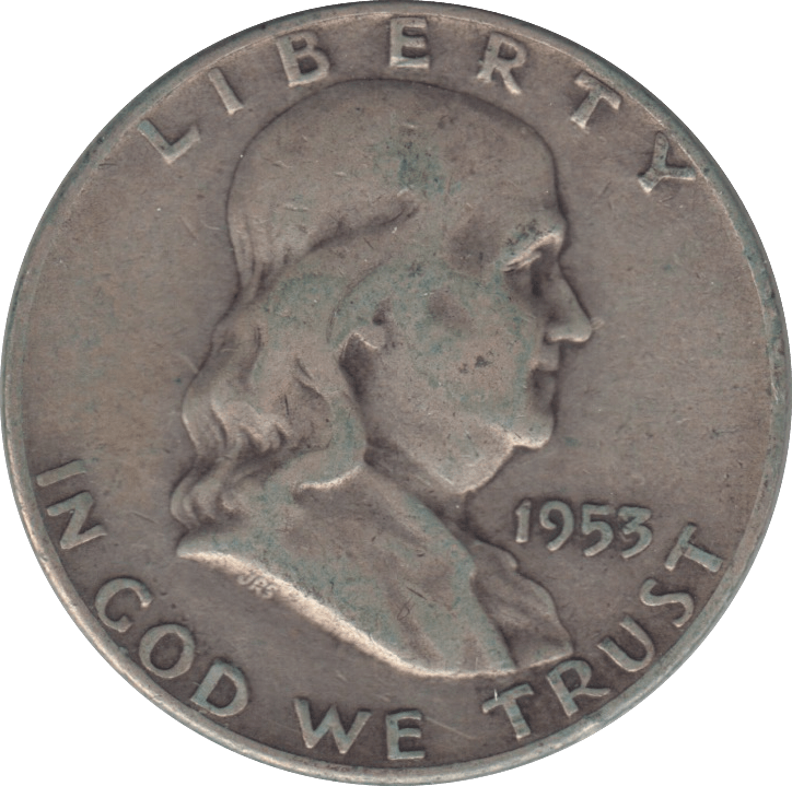 1953 SILVER HALF DOLLAR USA - SILVER WORLD COINS - Cambridgeshire Coins