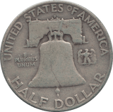 1953 SILVER HALF DOLLAR USA - SILVER WORLD COINS - Cambridgeshire Coins