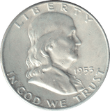 1953 SILVER HALF DOLLAR - WORLD COINS - Cambridgeshire Coins