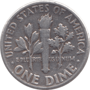 1953 SILVER ONE DIME USA - SILVER WORLD COINS - Cambridgeshire Coins