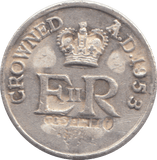 1953 SILVER PLATED ELIZABETH II CORONATION MEDAL - WORLD COINS - Cambridgeshire Coins