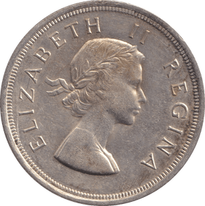 1953 SILVER SOUTH AFRICA 5 SHILLING - SILVER WORLD COINS - Cambridgeshire Coins