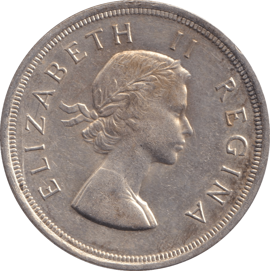 1953 SILVER SOUTH AFRICA 5 SHILLING - SILVER WORLD COINS - Cambridgeshire Coins