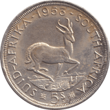 1953 SILVER SOUTH AFRICA 5 SHILLING - SILVER WORLD COINS - Cambridgeshire Coins