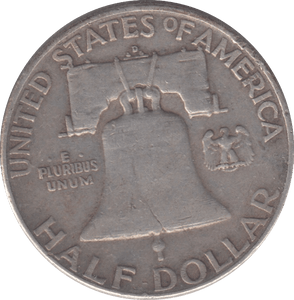 1953 SILVER USA HALF DOLLAR - SILVER WORLD COINS - Cambridgeshire Coins