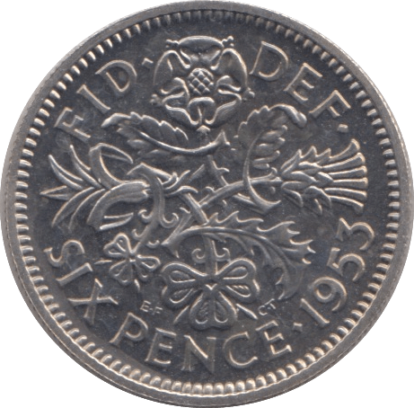 1953 SIXPENCE ( PROOF ) 2 - Sixpence - Cambridgeshire Coins