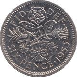 1953 SIXPENCE ( PROOF ) - Sixpence - Cambridgeshire Coins