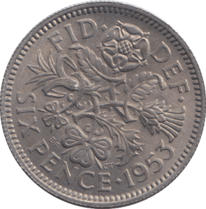 1953 SIXPENCE ( UNC ) - SIXPENCE - Cambridgeshire Coins