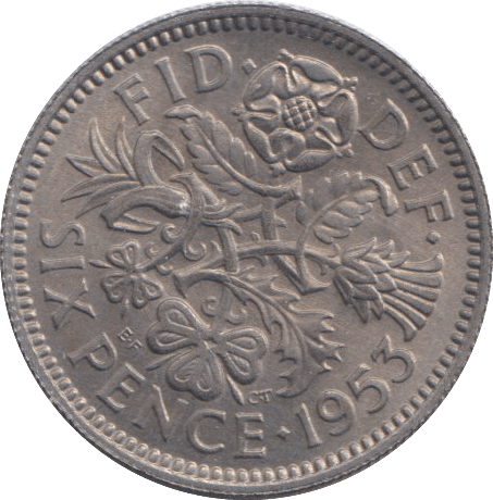 1953 SIXPENCE ( UNC ) - SIXPENCE - Cambridgeshire Coins