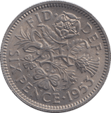 1953 SIXPENCE ( UNC ) - SIXPENCE - Cambridgeshire Coins