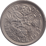 1953 SIXPENCE ( UNC ) - SIXPENCE - Cambridgeshire Coins