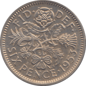 1953 SIXPENCE ( UNC ) - SIXPENCE - Cambridgeshire Coins