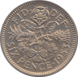 1953 SIXPENCE ( UNC ) - SIXPENCE - Cambridgeshire Coins