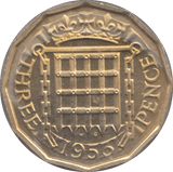 1953 THREEPENCE ( PROOF ) - Threepence - Cambridgeshire Coins