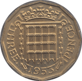 1953 THREEPENCE ( PROOF ) - Threepence - Cambridgeshire Coins