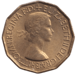 1953 THREEPENCE ( UNC ) - THREEPENCE - Cambridgeshire Coins