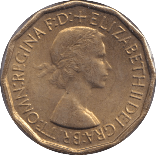 1953 THREEPENCE ( UNC ) - THREEPENCE - Cambridgeshire Coins